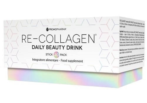 Re-Collagen Beauty Drink integratore per la salute della pelle 60 stick  x 12ml