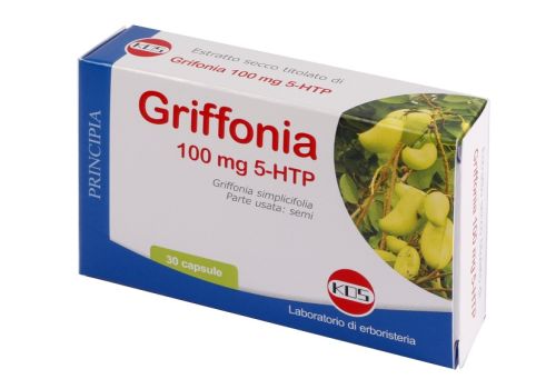 Griffonia 100mg 5-http integratore per il tono dell'umore 30 capsule