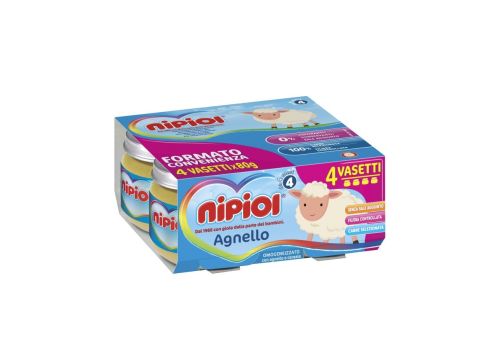 Nipiol agnello omogeneizzato 4 x 80 grammi