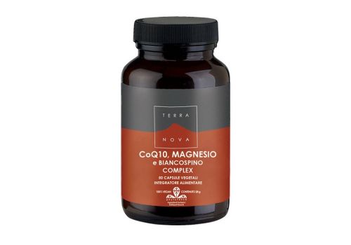 Terranova coq10/magnesio/biancospino integratore per la funzionalità cardiovascolare 50 capsule