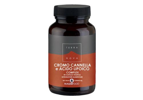 Terranova Cromo Cannella e Acido Lipoico integratore per il controllo della glicemia 50 capsule