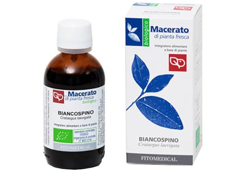 Biancospino Biologico integratore per il supporto cardiovascolare tintura madre gocce orali 100ml