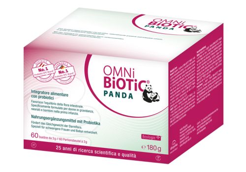 Omni Biotic Panda integratore con probiotici per bambini neonati e donne in gravidanza 60 bustine