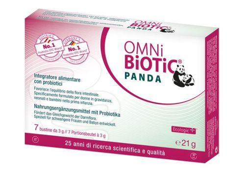 Omni Biotic Panda integratore con probiotici per bambini neonati e donne in gravidanza 7 bustine