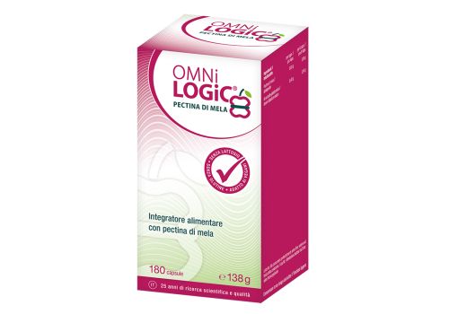 Omni Logic Pectina di mela integratore per l'allergia alle proteine del latte 180 capsule
