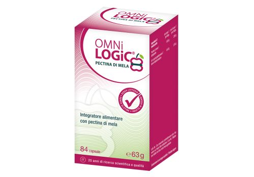 Omni Logic Pectina di mela integratore per l'allergia alle proteine del latte 84 capsule