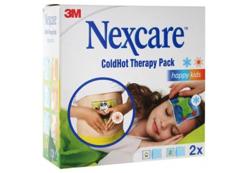Nexcare Coldhot Happy Kids cuscinetto per terapia caldo-freddo per bambino 2 pezzi