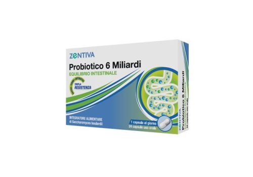 ZENTIVA PROBIOTICO 6MLD 24CPS