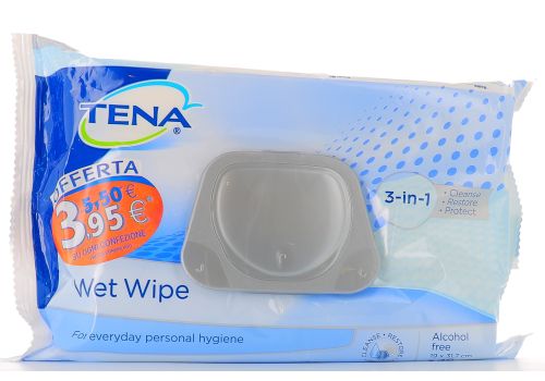 Tena Wet Wipe salviette umidificate 48 pezzi