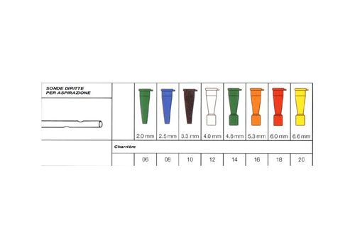 Securflow Via sonda aspirazione ch12 senza valvola 1 pezzo 