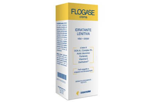 Flogase Crema idratante lenitiva viso corpo per pelli irritate e arrossate 100ml