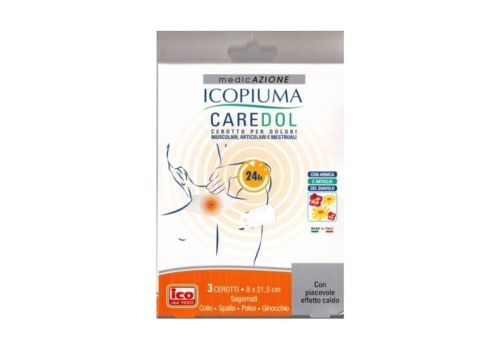 ICOPIUMA CAREDOL CEROTTO PER DOLORI 8X21.5CM 3PZ