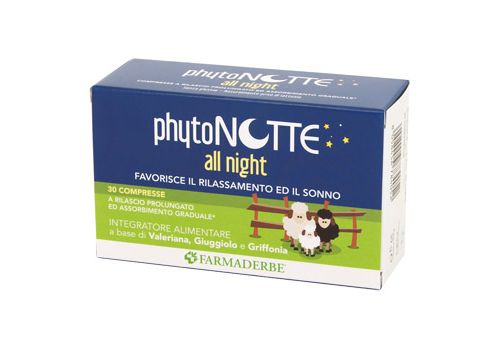 Phyto notte all night integratore per il riposo notturno 30 compresse