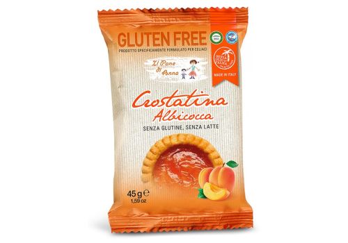 Il Pane di Anna crostatina albicocca senza latte e glutine 50 grammi
