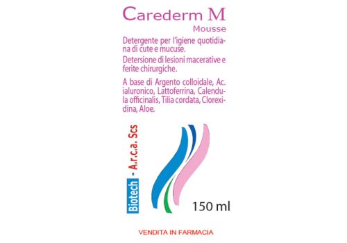 Carederm M Mousse detergente per lesioni macerative e ferite chirurgiche 150ml