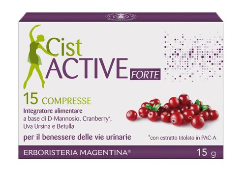 Cis Active Forte integratore per il benessere delle vie urinarie 15 compresse