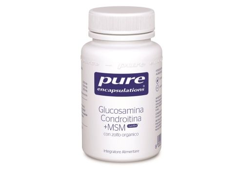 Pure Encapsulation Glucosamina Condroitina + MSM integratore per le articolazioni 30 capsule