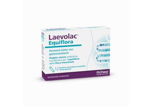 Laevolac Equiflora integratore di fermenti lattici 12 bustine orosolubili