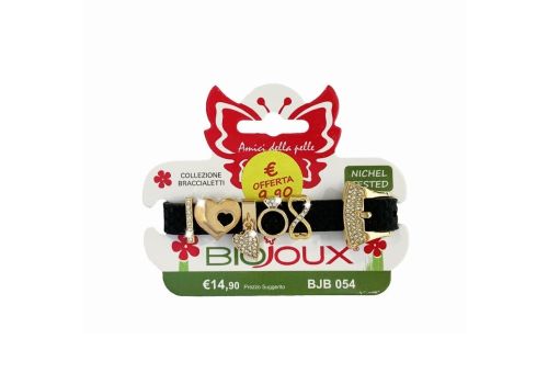 Biojoux Black True Love braccialetto in silicone