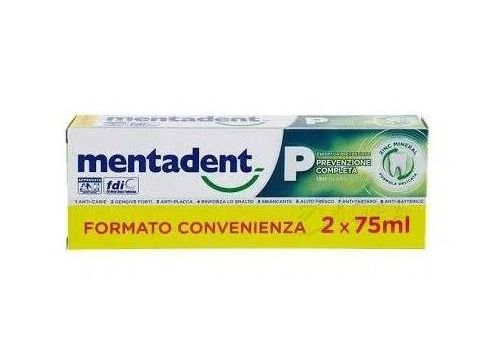 MENTADENT DENTIFRICIO PREVENZIONE COMPLETA 2X75ML