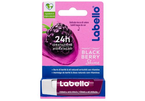 Labello blackberry shine burrocacao colorato con aroma di mora 5,5ml