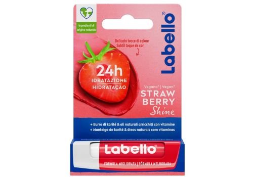 Labello strawberry shine burrocacao idratante e nutriente alla fragola 5,5ml