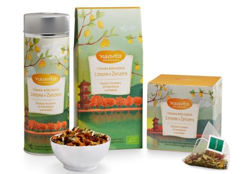 Neavita Filtroscrigno tisana biologica limone e zenzero 15 bustine filtro