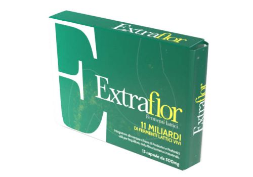 Extraflor integratore di fermenti lattici 15 capsule