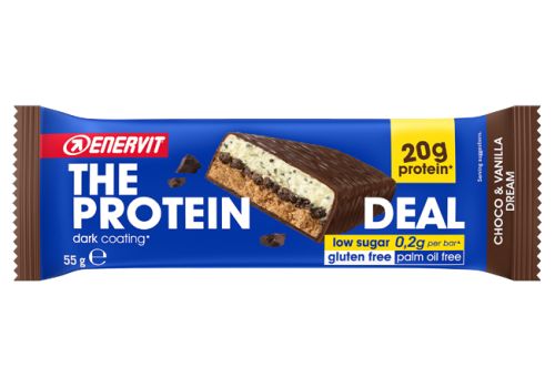 Enervit Protein barretta cioccolato e vaniglia 55 grammi