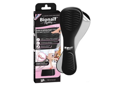 Bionaif Agility sottopiedi in lattice colore nero 1 paio