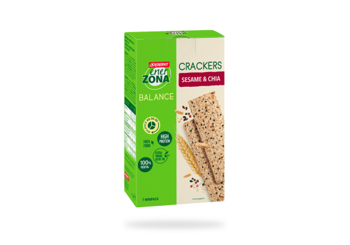 Enerzona Crackers Sesame & Chia 7 minipack 175 grammi