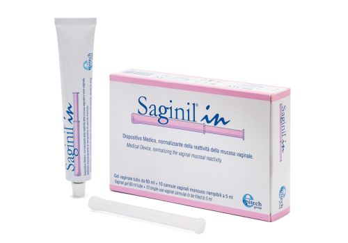 SAGINIL IN 10 CANNULE TUBO60ML
