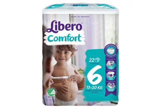 Libero Comfort pannolini 13-20kg taglia 6 22 pezzi