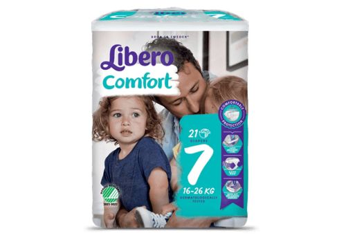 Libero Comfort pannolini 16-26kg taglia7  21 pezzi 