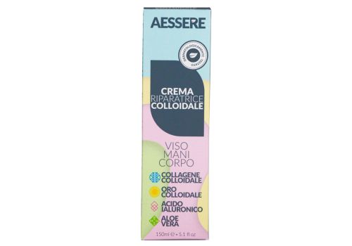 Aessere crema riparatrice colloidale per viso mani e corpo 150ml