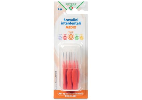 Profar scovolini interdentali arancione 0,9 6 pezzi