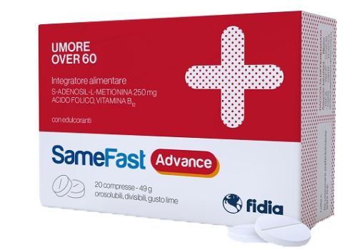 Samefast Advance Umore Over 60 gusto lime 20 compresse orosolubili divisibili