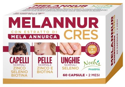 Melannurcres integratore per il benessere dei capelli 60 capsule