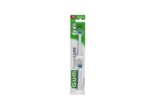 Gum Powercare testine di ricambio 2 pezzi