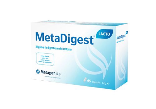 Metadigest Lacto integratore per l'intolleranza al lattosio 45 capsule