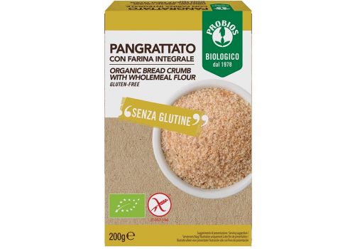 Probios pangrattato con farina integrale senza glutine 200 grammi