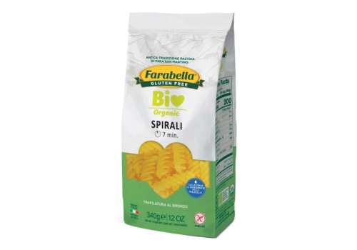 Farabella Bio spirali mais e riso pasta biologica senza glutine 340 grammi