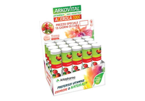 Arkovital Acerola 1000 integratore per il sistema immunitario 15 compresse