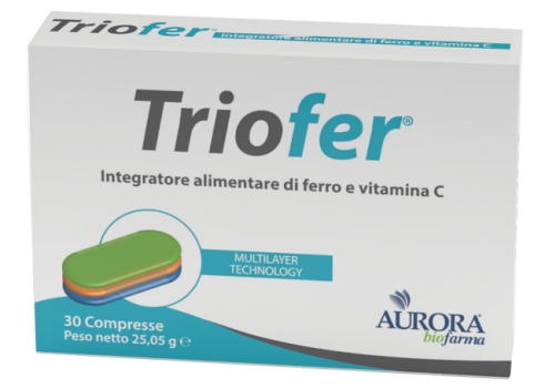 Triofer integratore a base di ferro con vitamina C 30 compresse