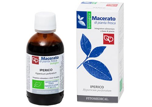 Iperico tintura madre bio integratore per umore e benessere mentale 100ml