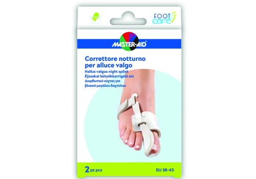Master Aid Foot Care correttore alluce valgo notte 36-43 eu 2 pezzi