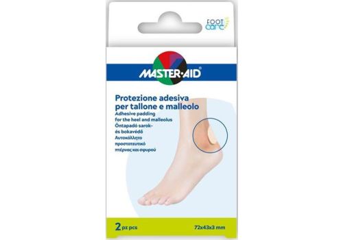 Master Aid Foot Care protezione adesiva per tallone e malleolo 2 pezzi