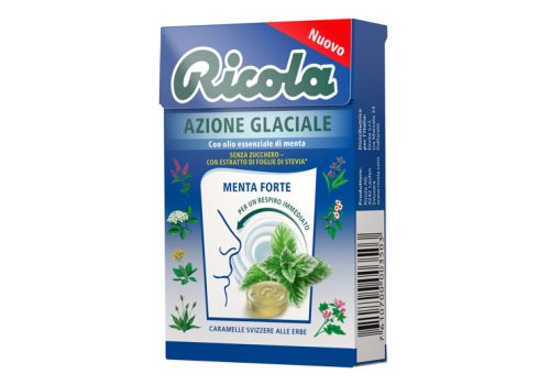 Ricola arancia e menta senza zucchero caramelle alle erbe 50 grammi