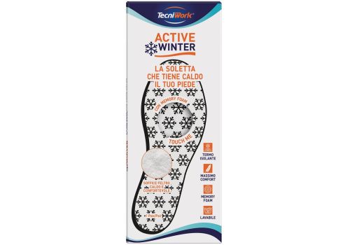 Active Winter solette termiche isolanti con memory foam misura 35