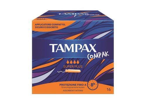 TAMPAX COMPAK SUPER PLUS 16PZ